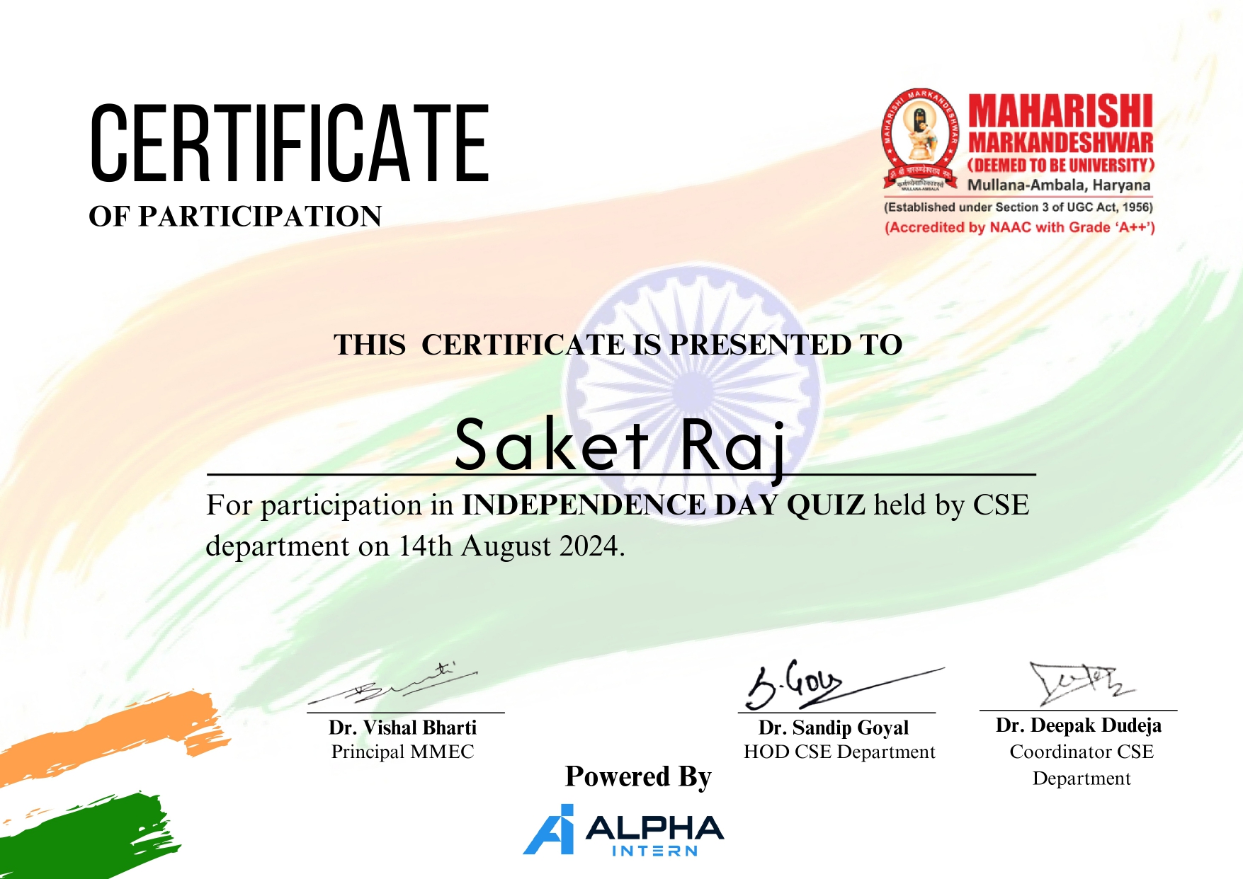 Certificate 2